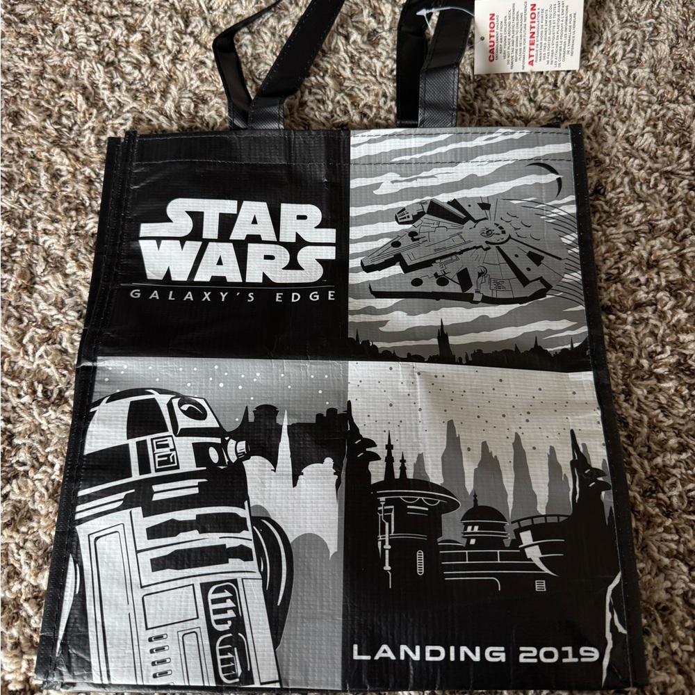 STAR WARS Galaxy's Edge 2019 Shopping Tote Bag NWT Disney Parks Exclusive